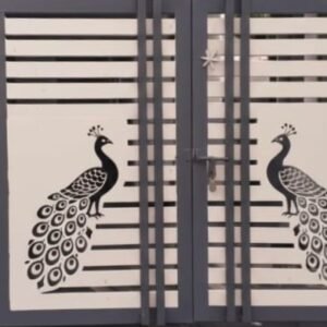 cnc peacock with lining jali svg/dxf file