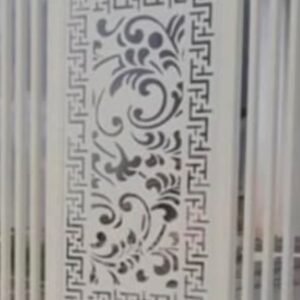 cnc swastik with curl jali design svg/dxf file