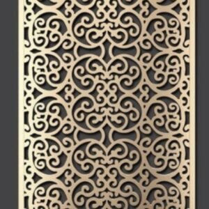 cnc swirling decorative pattern jali svg/dxf file