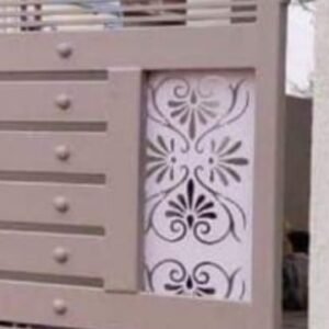 cnc swirling motif jali svg/dxf file