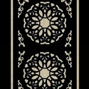 cnc symmetrical mandala jali svg/dxf file